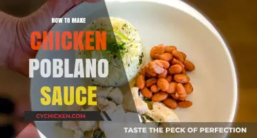 Spicy & Creamy Chicken Poblano Sauce Recipe: Easy Homemade Guide