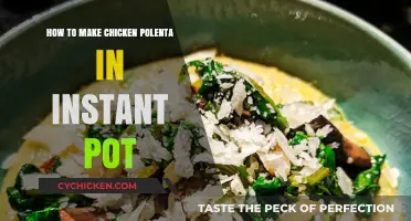 Instant Pot Chicken Polenta: A Quick and Easy Comfort Food Recipe