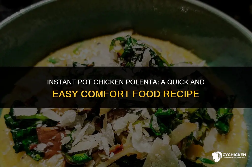 how to make chicken polenta in instant pot