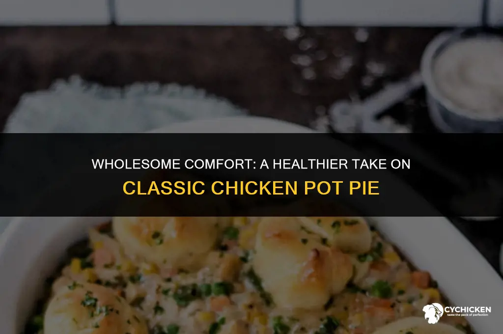 how to make chicken pot pie healthy
