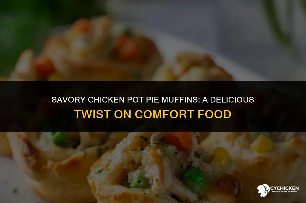how to make chicken pot pie in a muffin pan
