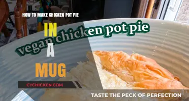Quick and Cozy: Chicken Pot Pie in a Mug Delight