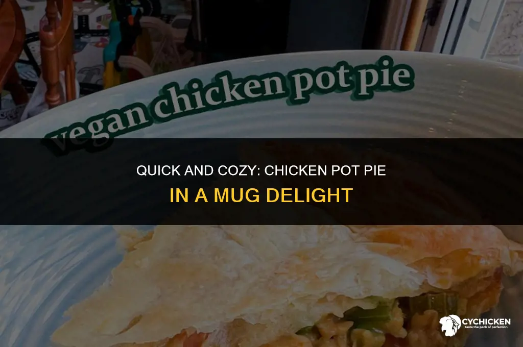 how to make chicken pot pie in a mug