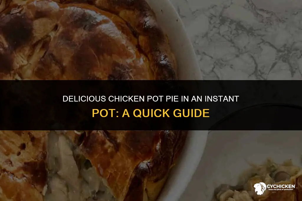 how to make chicken pot pie in instant pot
