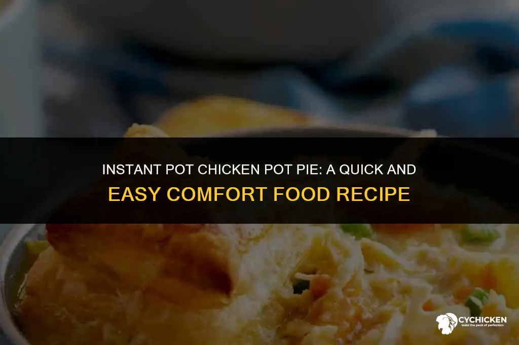 how to make chicken pot pie in instapot