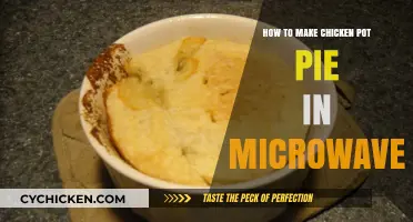 Quick and Easy Microwave Chicken Pot Pie Recipe