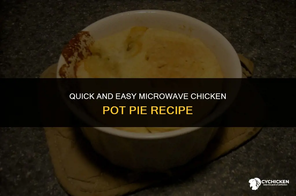 how to make chicken pot pie in microwave