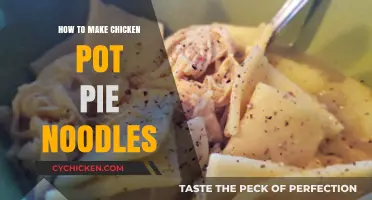 Savory Chicken Pot Pie Noodles: A Comforting Twist on a Classic Dish