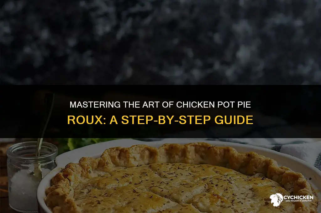 how to make chicken pot pie roux