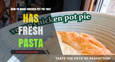 Delicious Chicken Pot Pie with Homemade Fresh Pasta