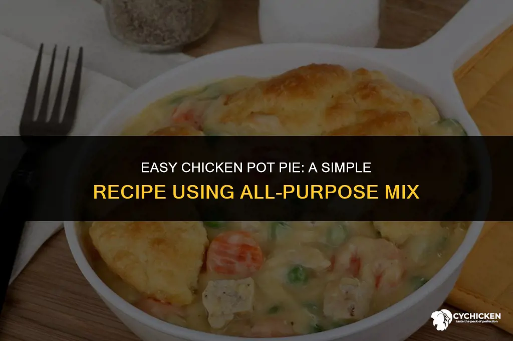 how to make chicken pot pie with all purpose mix