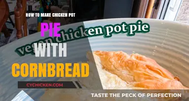 Savory Chicken Pot Pie with a Twist: Cornbread Crust Delight