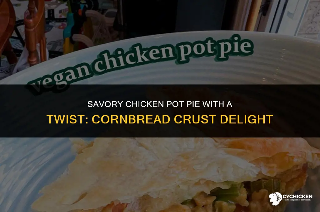 how to make chicken pot pie with cornbread