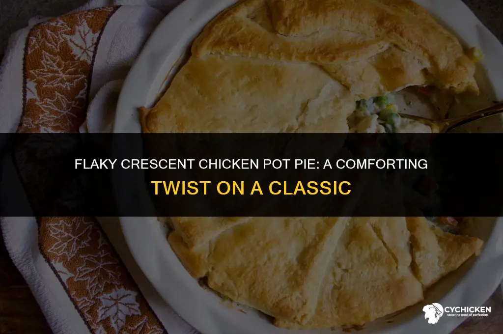 how to make chicken pot pie with cresent rolls