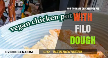 Delicious Chicken Pot Pie with a Flaky Filo Dough Crust