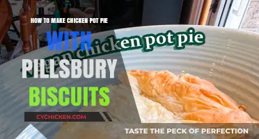 Delicious Chicken Pot Pie with Flaky Pillsbury Biscuits