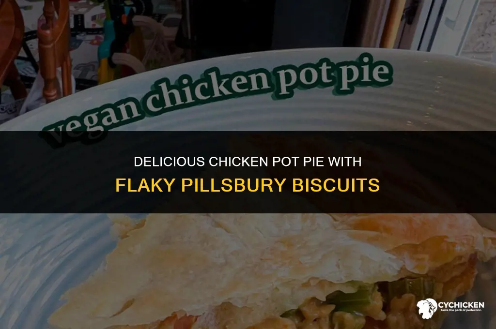 how to make chicken pot pie with pillsbury biscuits