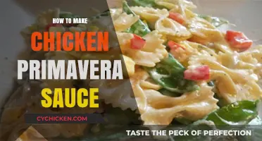 Creamy Chicken Primavera Sauce Recipe: Easy Step-by-Step Guide