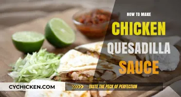Easy Homemade Chicken Quesadilla Sauce Recipe: Creamy & Flavorful