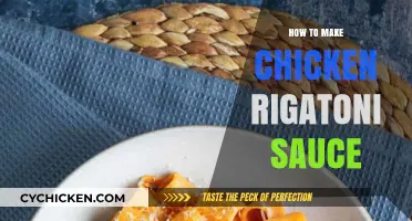 Easy Homemade Chicken Rigatoni Sauce Recipe: Creamy & Flavorful Delight