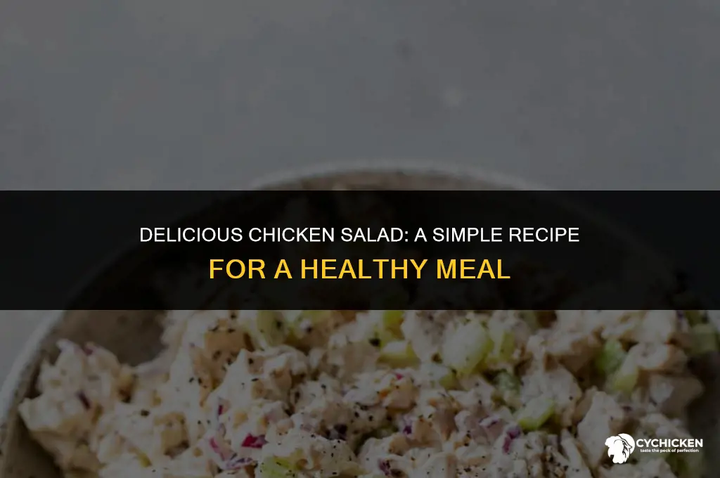 how to make chicken sal