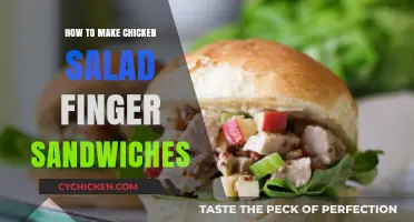 Delicious Chicken Salad Finger Sandwiches: Easy Recipe for Elegant Bites