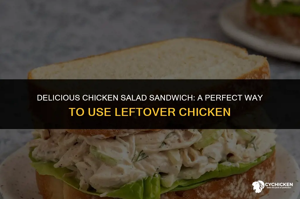 how to make chicken salad sandwich with leftover chicken