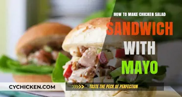 Creamy Chicken Salad Sandwich: Easy Mayo-Based Recipe for Lunch