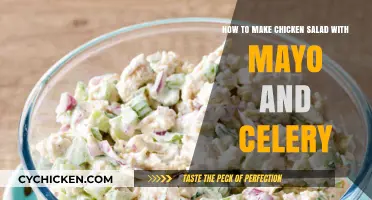 Delicious Chicken Salad: A Simple Recipe with Mayo and Celery