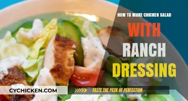 Delicious Homemade Chicken Salad with Creamy Ranch Dressing