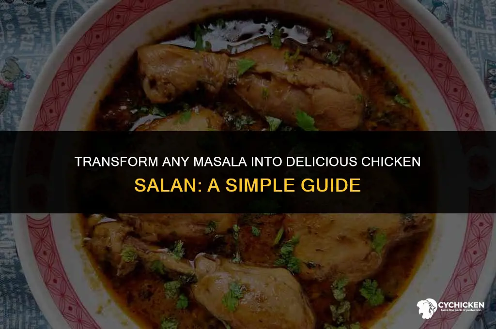 how to make chicken salan out of any masala