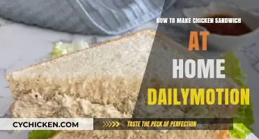 Easy Homemade Chicken Sandwich Recipe: Step-by-Step Guide on Dailymotion