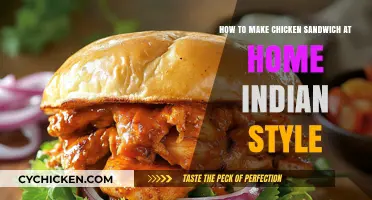 Spicy Indian-Style Chicken Sandwich: Easy Homemade Recipe Guide