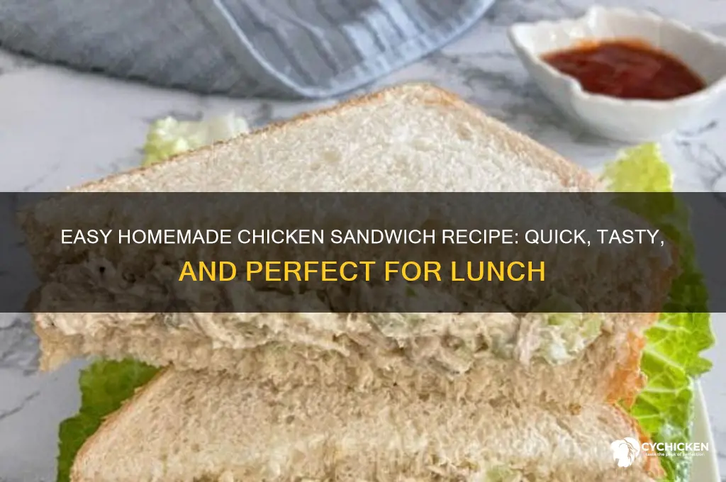 how to make chicken sandwich at home