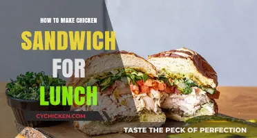 Easy Chicken Sandwich Recipe: Perfect Lunch Idea in Minutes