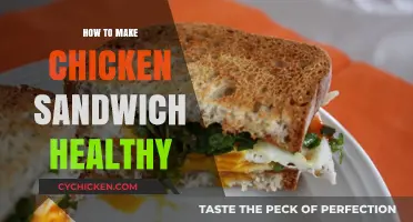 Healthy Chicken Sandwich: Simple Tips for a Nutritious Twist