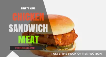 Mastering the Art of Making Perfect Chicken Sandwich Meat