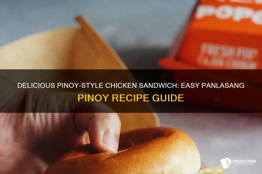 how to make chicken sandwich panlasang pinoy