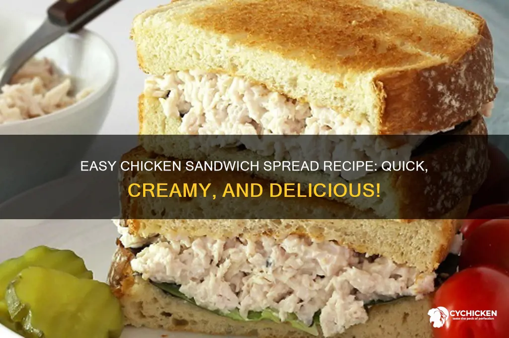 how to make chicken sandwich spread