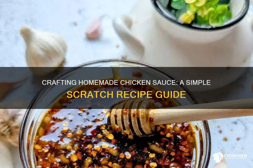 how to make chicken sauce from scratch