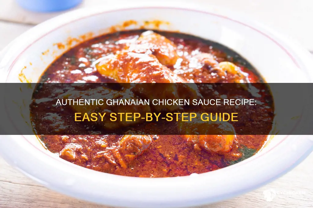 how to make chicken sauce in ghana