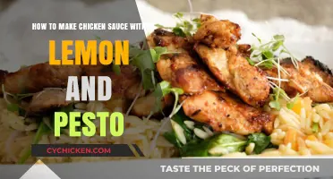 Zesty Lemon Pesto Chicken Sauce: A Quick, Flavorful Recipe Guide