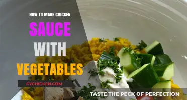 Delicious Chicken Sauce with Veggies: Easy Recipe for Healthy Meals