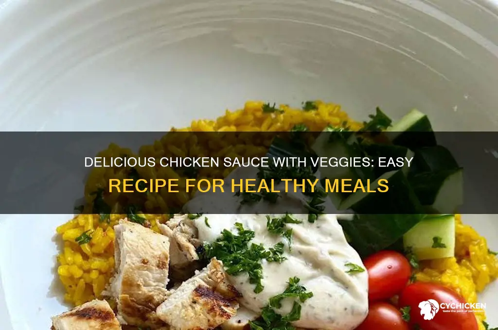how to make chicken sauce with vegetables