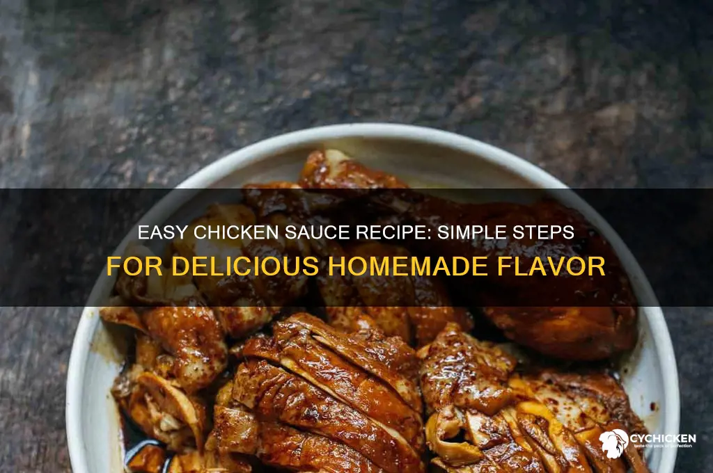 how to make chicken sauce