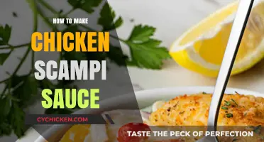 Easy Chicken Scampi Sauce Recipe: Creamy Garlic Butter Perfection