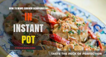 Instant Pot Chicken Scarpariello: A Quick and Flavorful Recipe