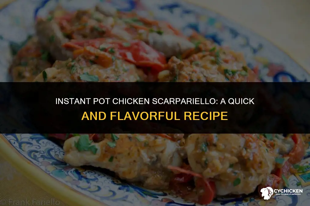 how to make chicken scarpariello in instant pot