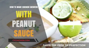 Delicious Chicken Skewers with Creamy Peanut Sauce: Easy Recipe Guide