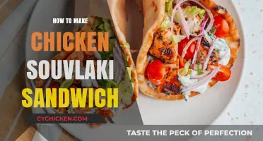 Master the Art of Making a Delicious Chicken Souvlaki Sandwich